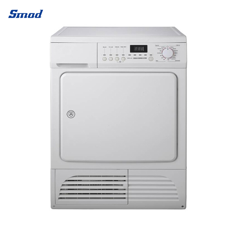 Home Electrice Condenser Drying 8kg Front Loading Clothes Dryer Machine