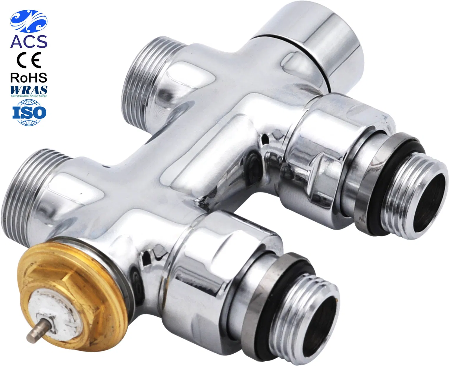 Chrome Eurokonus Straight Type Mono Block Valve for European Market
