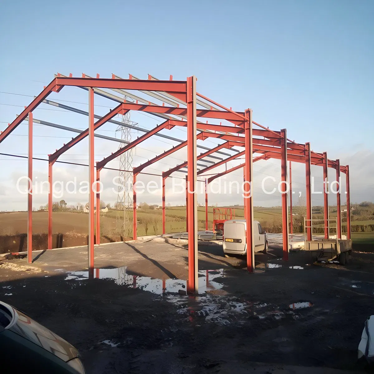 Factory Supply China Prefabricated Steel Structure Warehouse/Prefab Steel Farm Storage Shed Building