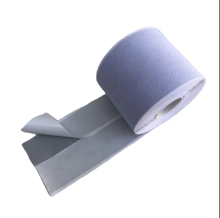 Wholesale White Non Woven Fabric Coated Butyl Tape Single Sidedbutyl Rubber Tape Non Woven Butyl Tape