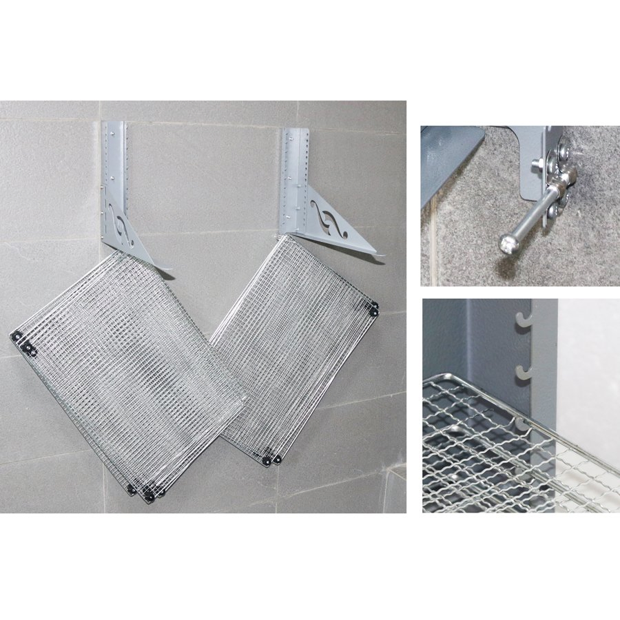 W3040/6040-12 Wall Fixed Pushand Flip-Open Double Using Ways Drying Rack