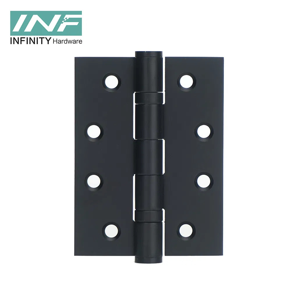 China Wholesale 304 Stainless Steel Brass Window Hinge Flat Shower Glass Door Sliver Matte Black Hinge Ball Bearing Wooden Door Hinges
