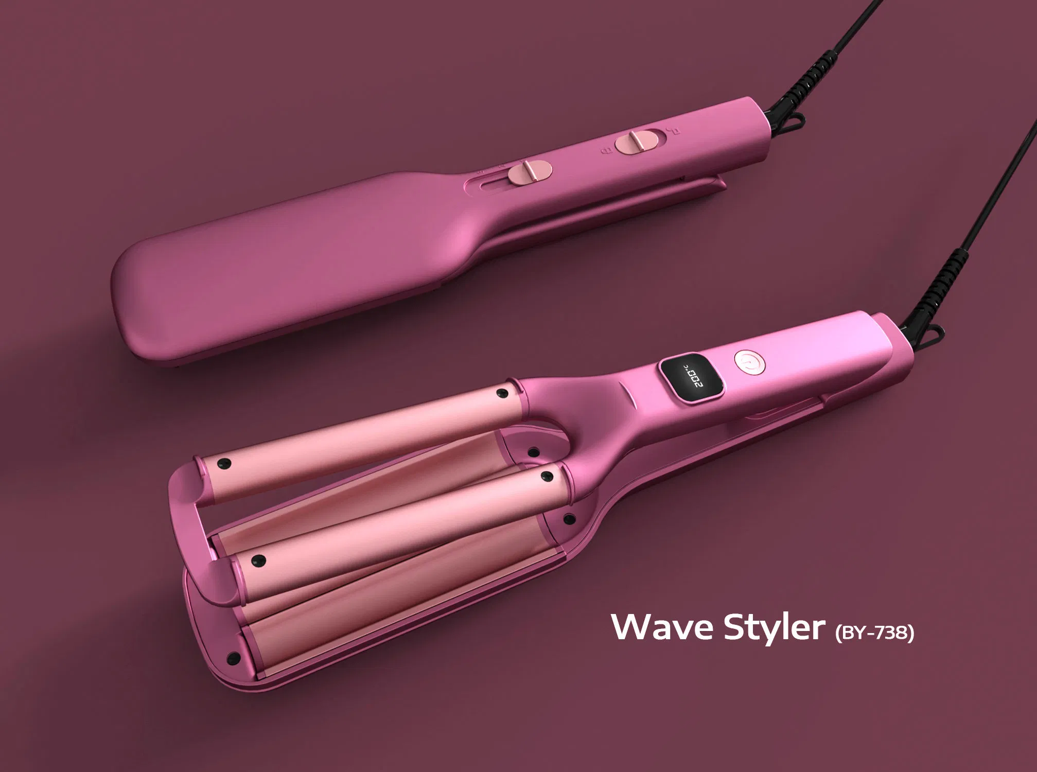 Great Quality Luxurious Pink Professional Barber Salon Electric Hair Curler