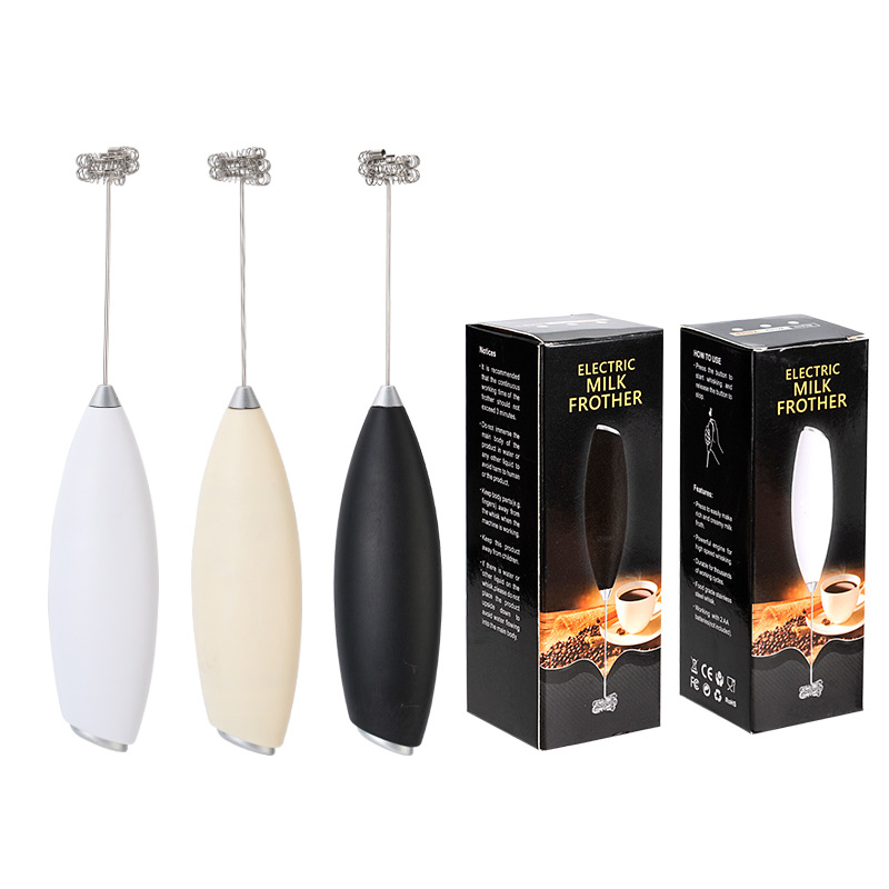 Handheld Eco-Friendly Wireless Electric Mixer Household Coffee and Milk Frother for Baking