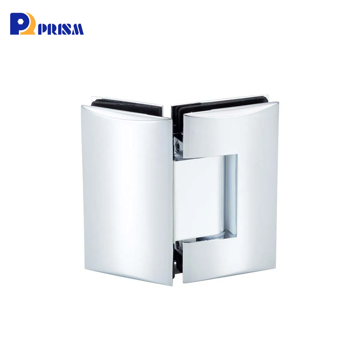 Brass Forged High-Grade Shower Room Hardware Fittings, Automatically Closing at 25 Degrees When Closing, 180 Glass Door Hinge