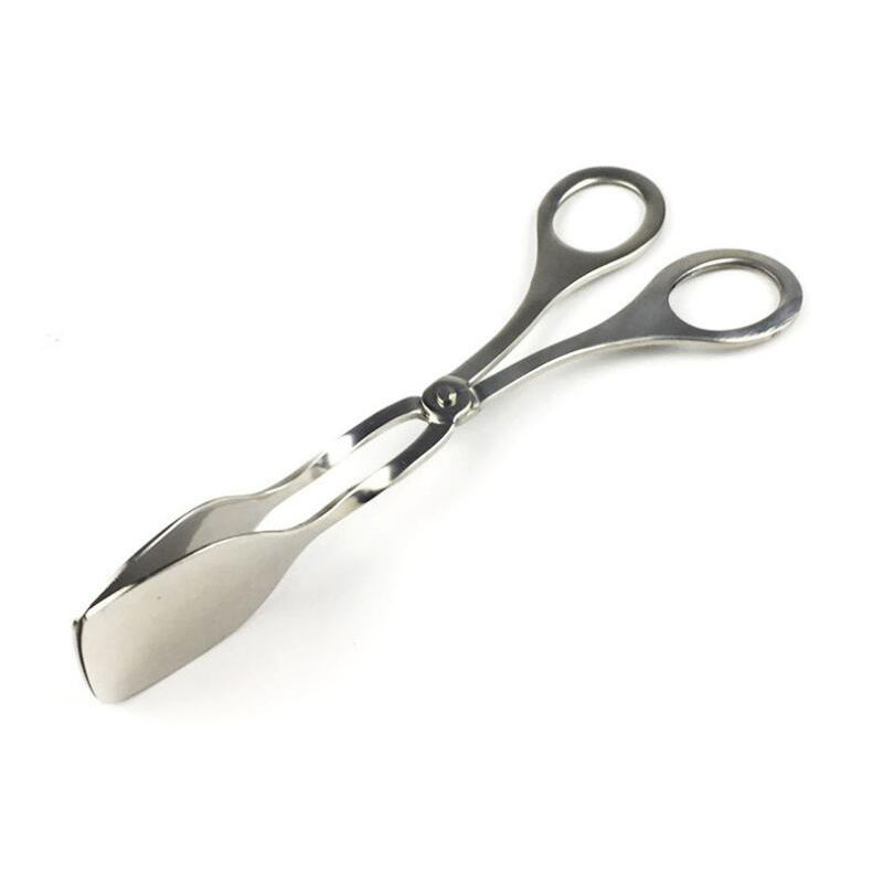 Stainless Steel Food Gripper Clamp Tongs Bread Clip for Home Outdoor Bl15699