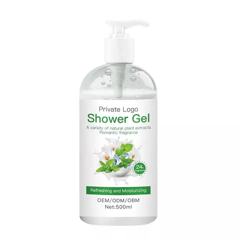 Organic Herbal Whitening Mint Scented Body Scrub 500ml Deep Cleansing Moisturizing Anti Bacterial Anti Aging Hydrating Body Care Show Gel