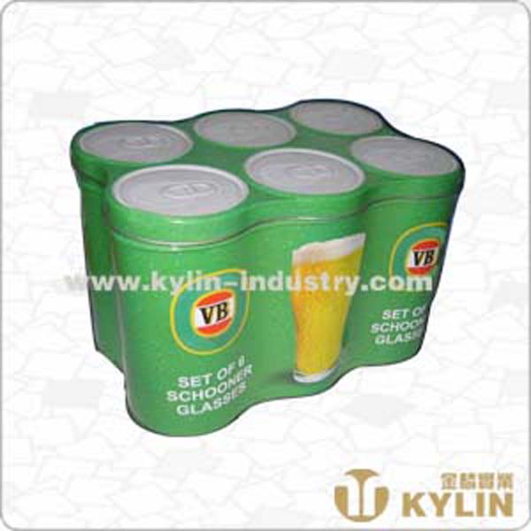 HDPE Transparent Plastic Disposable 4pack 6pack Aluminum Can Carrier