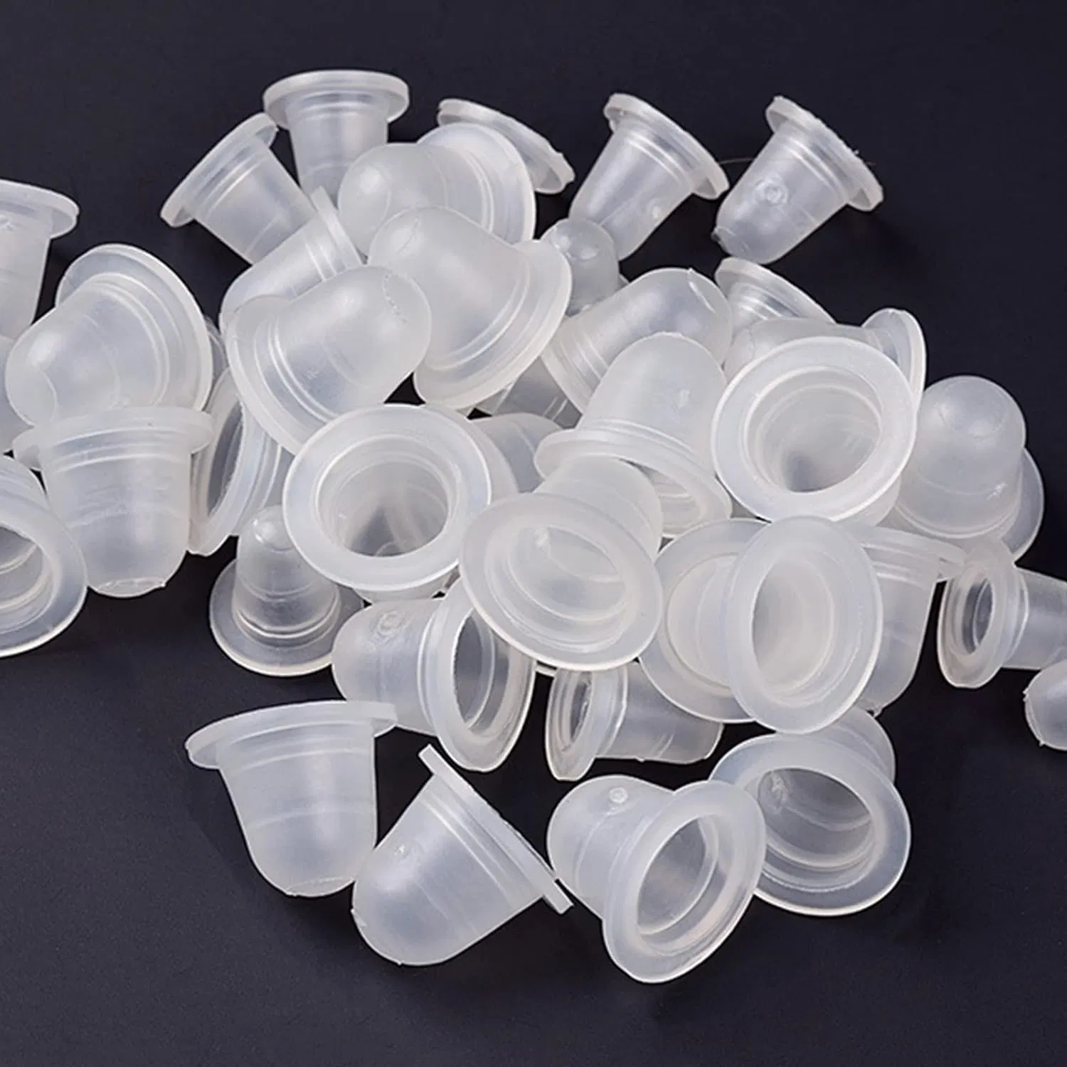 Silicone Tattoo Ink Cups Tattoo Makeup Pigment Cups Permanent Make up