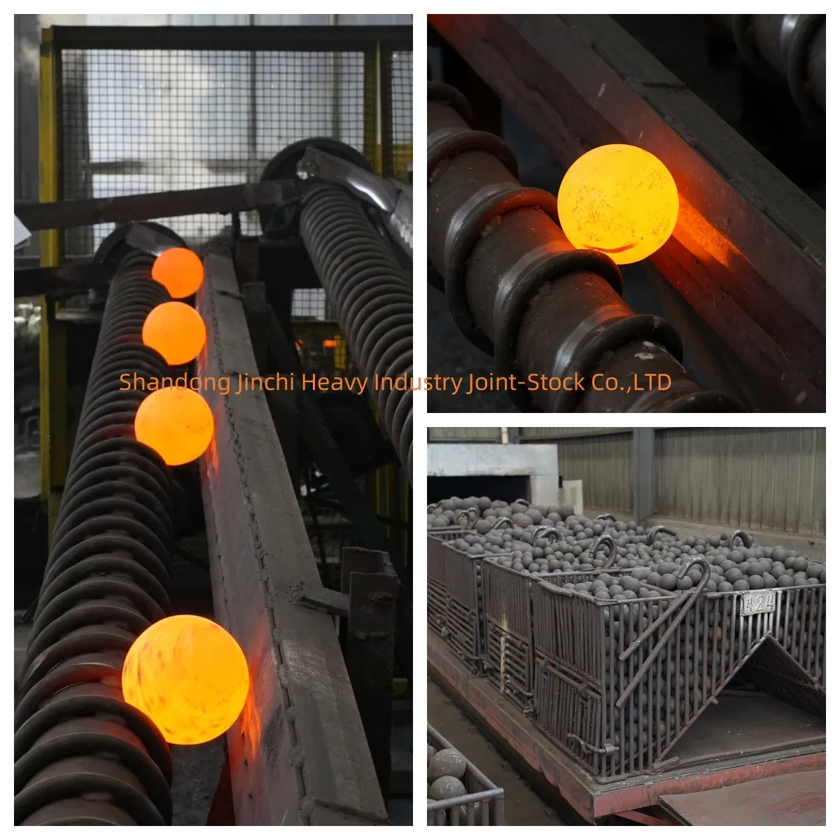 Мелющие шары кованые и литые B2/B3/B6, 20-150 мм