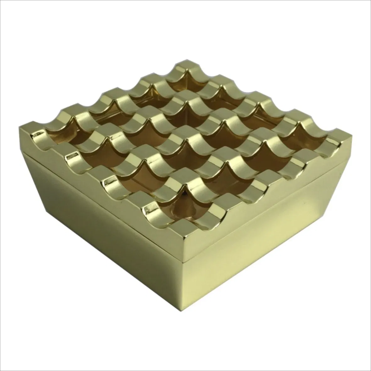 Металлическая пепельница из алюминиевого сплава, 9/16 отверстий