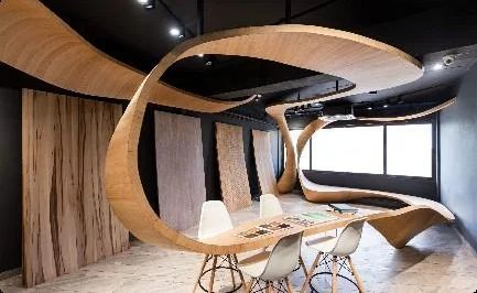 Innovative Construction Material Reliable Bending Fireproof Board Flexible Wall Panel Wall Covering Wall Cladding