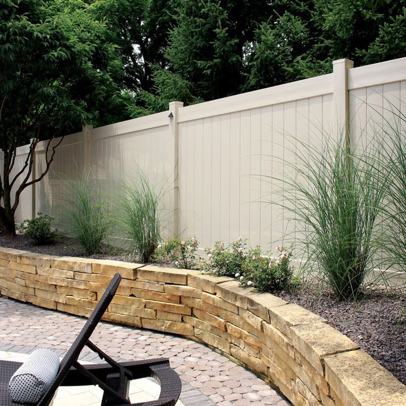 Rot Proof Easy Clean American Standard Vinyl Fence for Yard and Garden