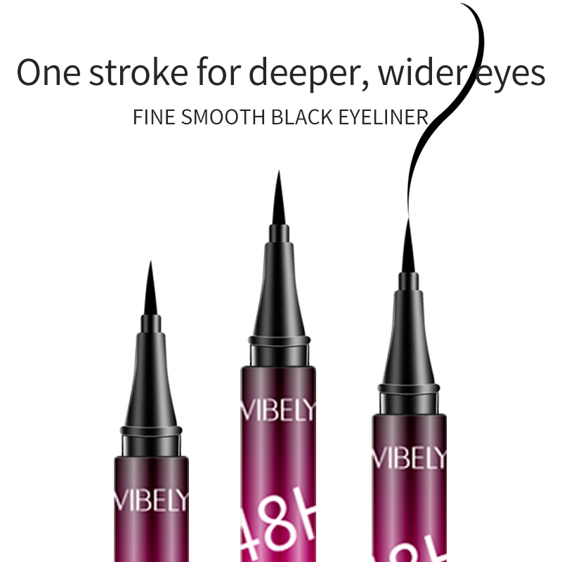 Wholesale Eye Makeup 36 Hours Long Lasting Non-Smudge Waterproof Black Eyeliner Set