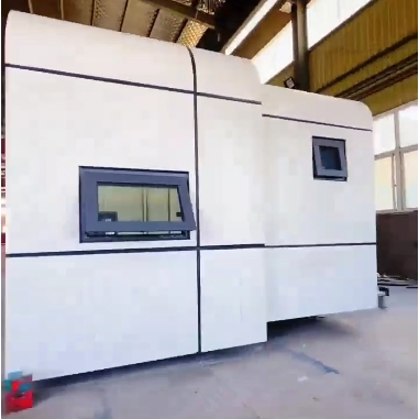 20FT Shipping Container Push-Pull Expansion Container House Living Room for Tiny House/Apple Cabin