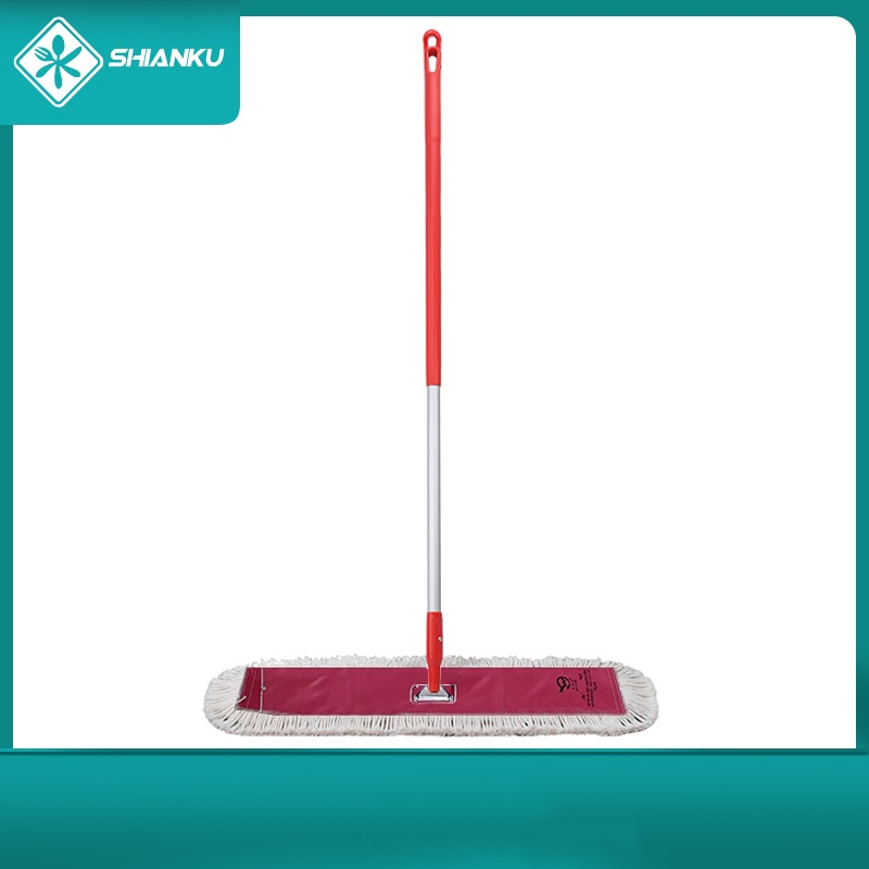 Shianku Floor Cleaning Push Dust Mop Cotton Microfiber Flat Mop