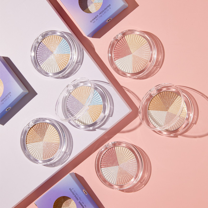 3D Highlight Disc Clear Color Combination 5-in-1 Bloom Powder