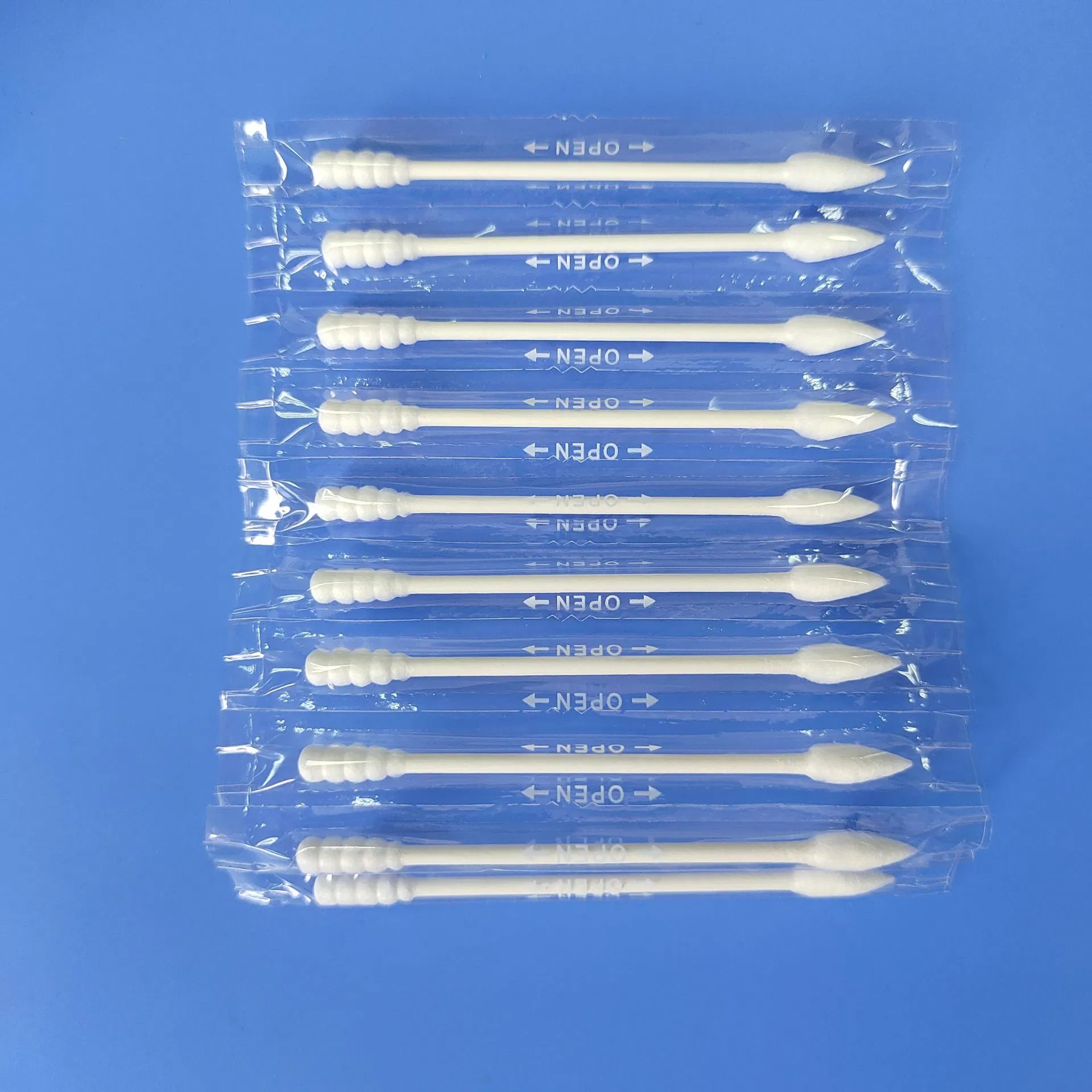 Two-Ended Double Head White Cotton Swab for Makeup and Dirty Removal