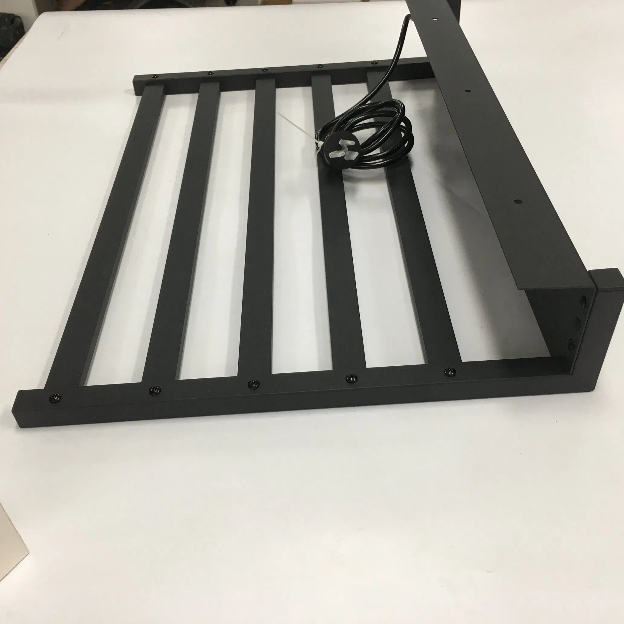 Stainless Steel Round 5 Bars Electric Towel Rail for Bathroom Wall Mounted Drying Rack