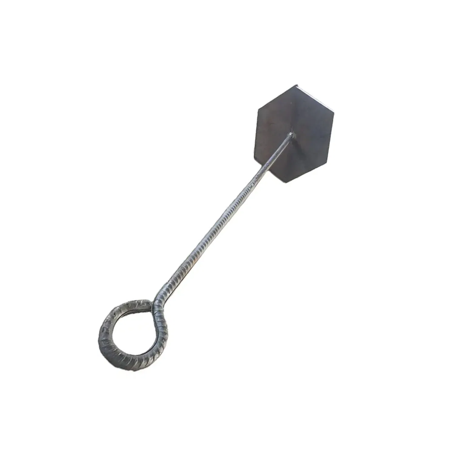 Factory Customized Steel Bar Welded Hexagon Screw Helical Pile with Handle