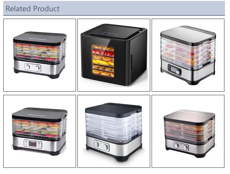 OEM Home Use 245W 5PCS Stackable Tier Commercial Health Food Dehydrator