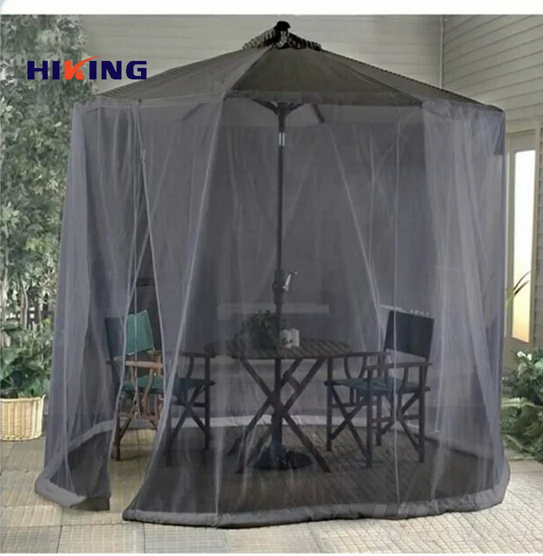 Wholesale Outdoor Roman Umbrella and Fence Net Dome-Shaped Polyester Sunshade Water Pipe Mosquito Net