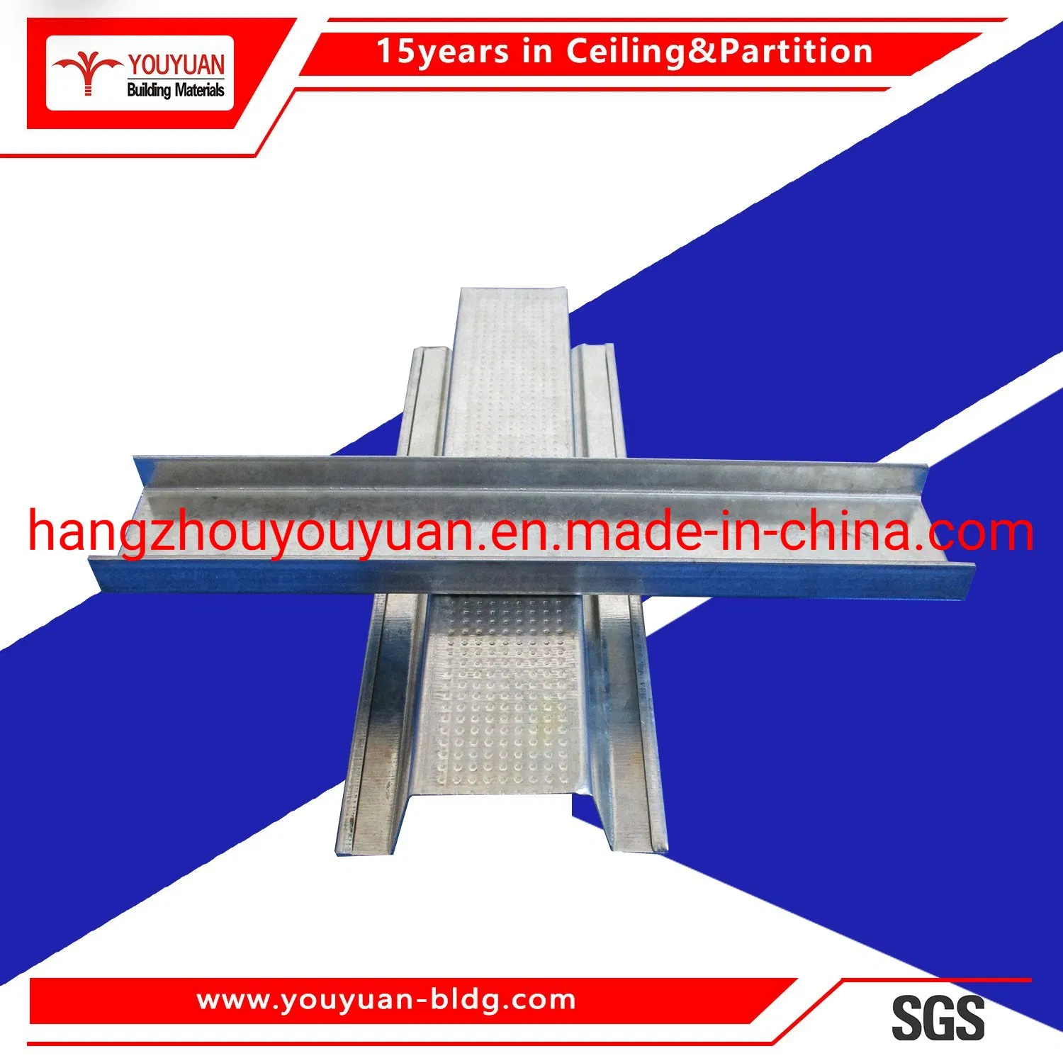 Light Steel Structural Profile Partition Drywall Gi Metal Gypsum Stud