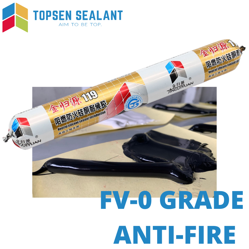 Professional High Quality Joint Sealing Neutral Fireproof Silicone Sealant
