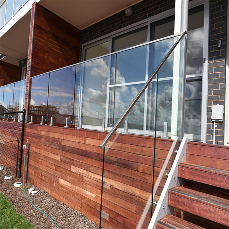 Elegant Modern Glass Railing Spigots Balustrade Prima Advanced Taste Spigot Glass Railing