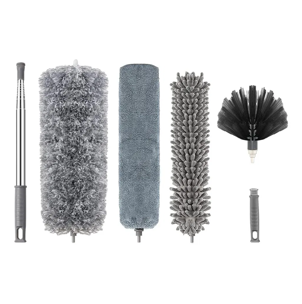 Microfiber Duster with Extension Pole Washable Lightweight Dusters