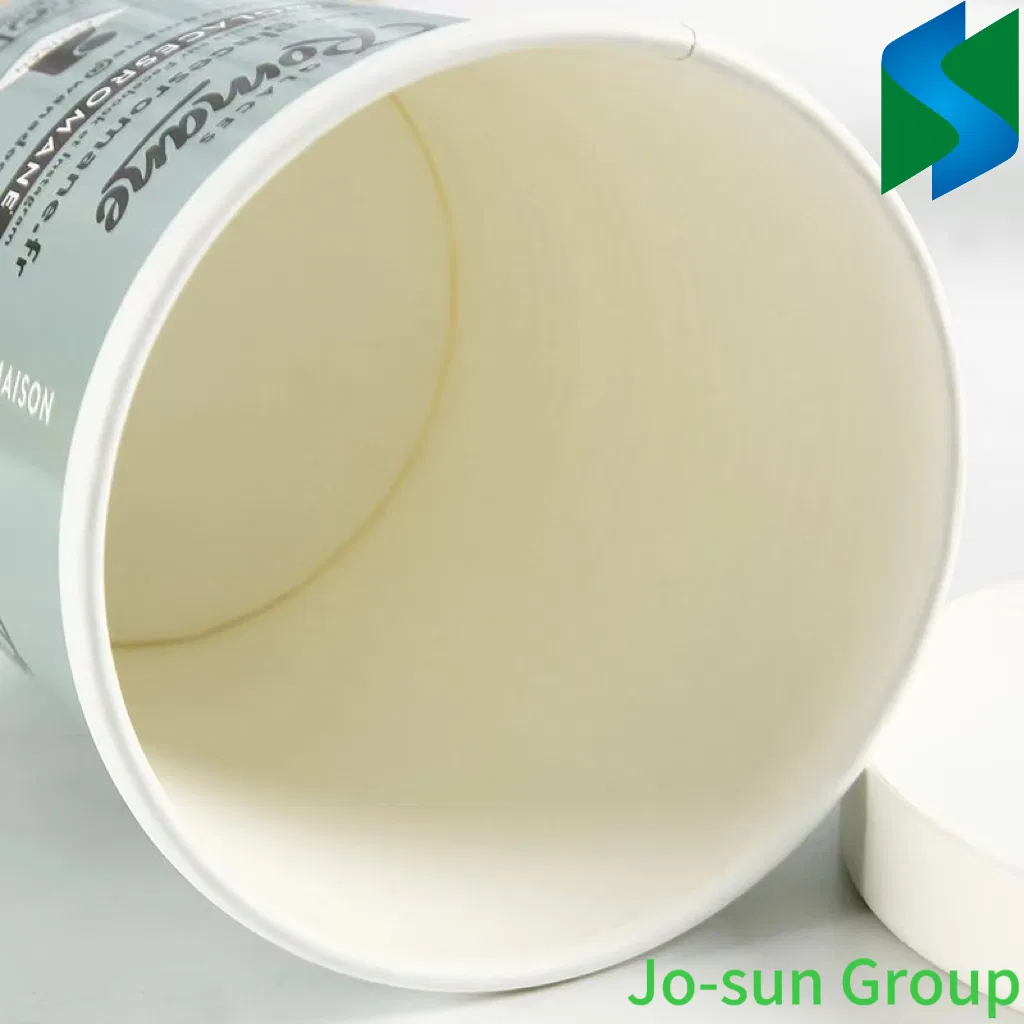 Disposable Ice Cream Paper Cup Ice Cream Cake Kraft Paper Bucket Yogurt Cup Printing Logo