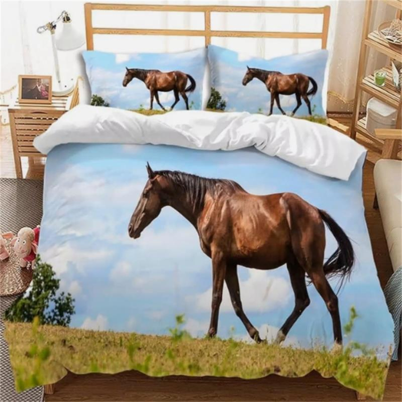 Printed 3D Duvet Cover Bedding Set with Pillowcase Luxury Quilt Covers