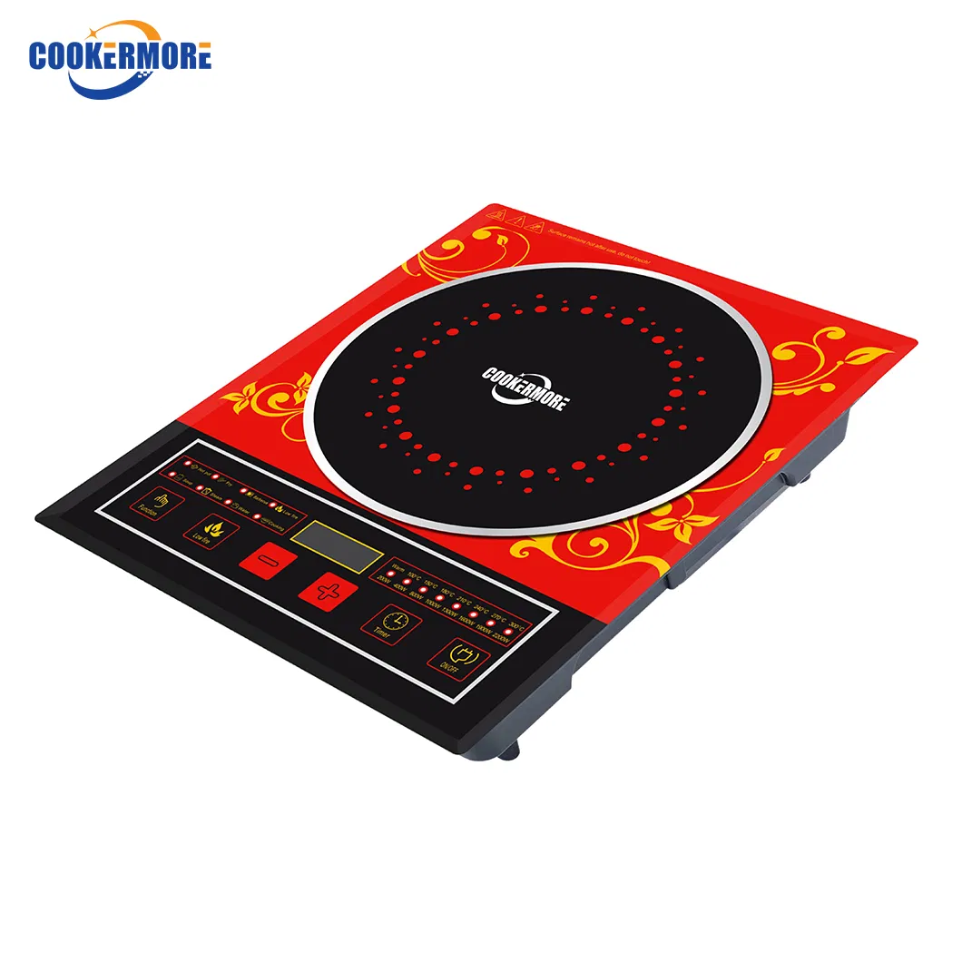 Custom 2200W Touch Electric Induction Cooktop Burner Hot Plate Induction Cooker Smokeless