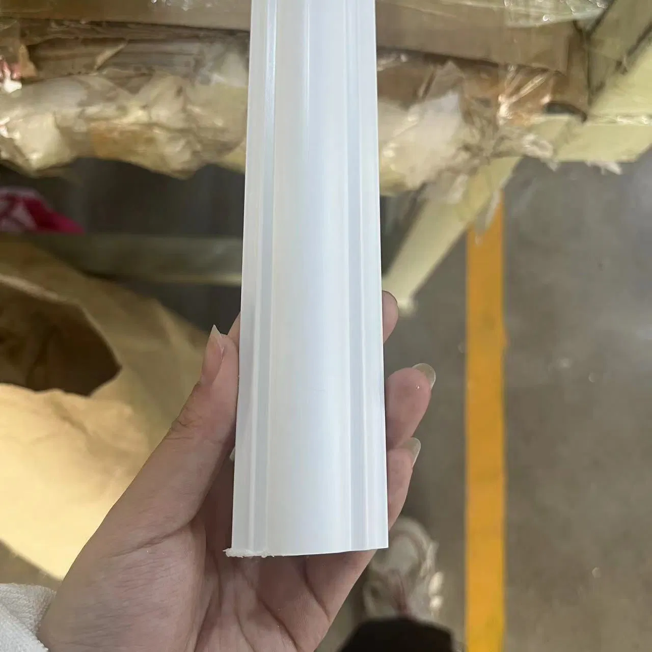 Home Decorative White Waterproof Easy Install Baseboard Decorative Line PS Skirting Board