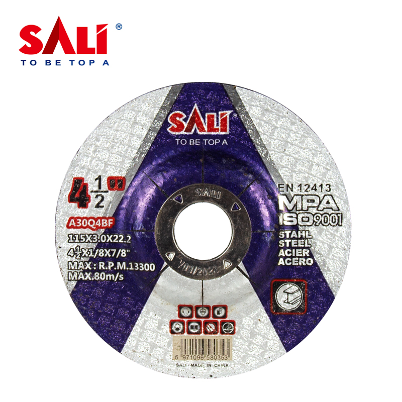 Sali 4.5inch 115*3.0*22mm Professonal Quality Metal Grinding Disc