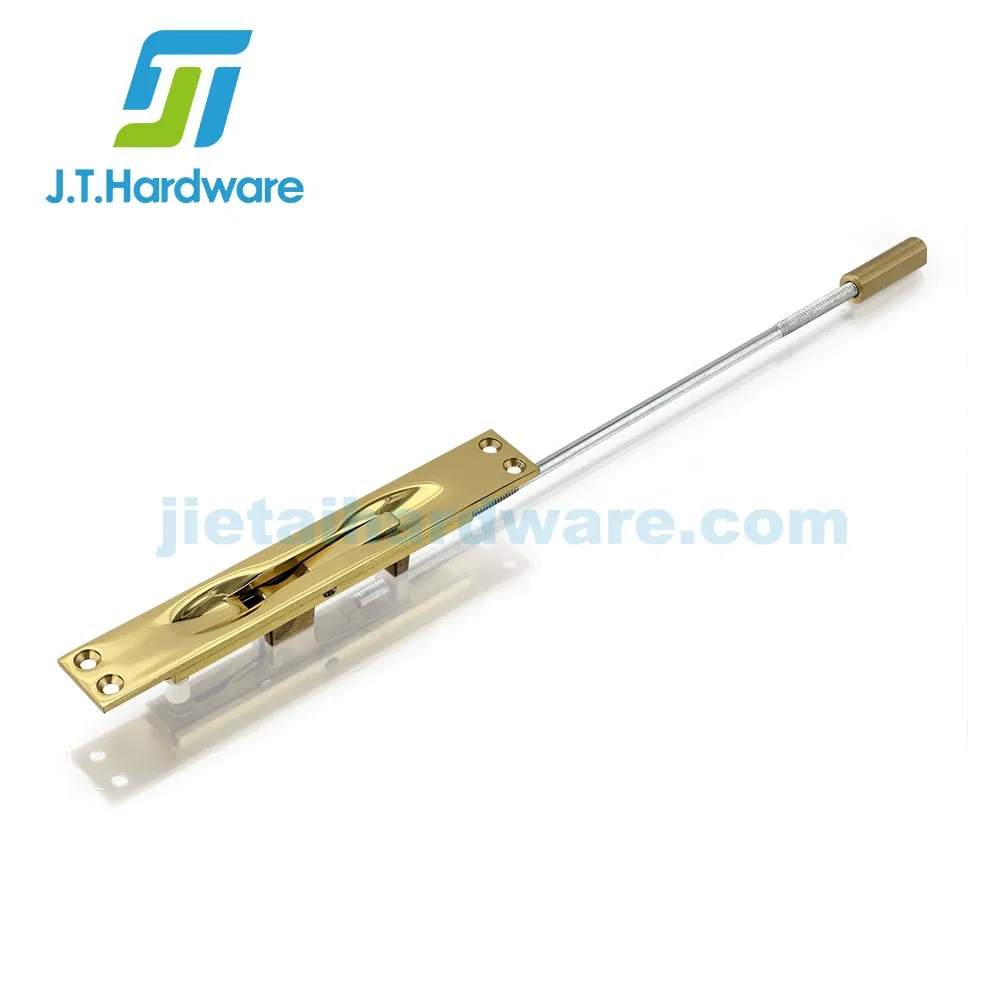 Fire Rated Solid Brass Security Door Concealed Extension Flush Bolt