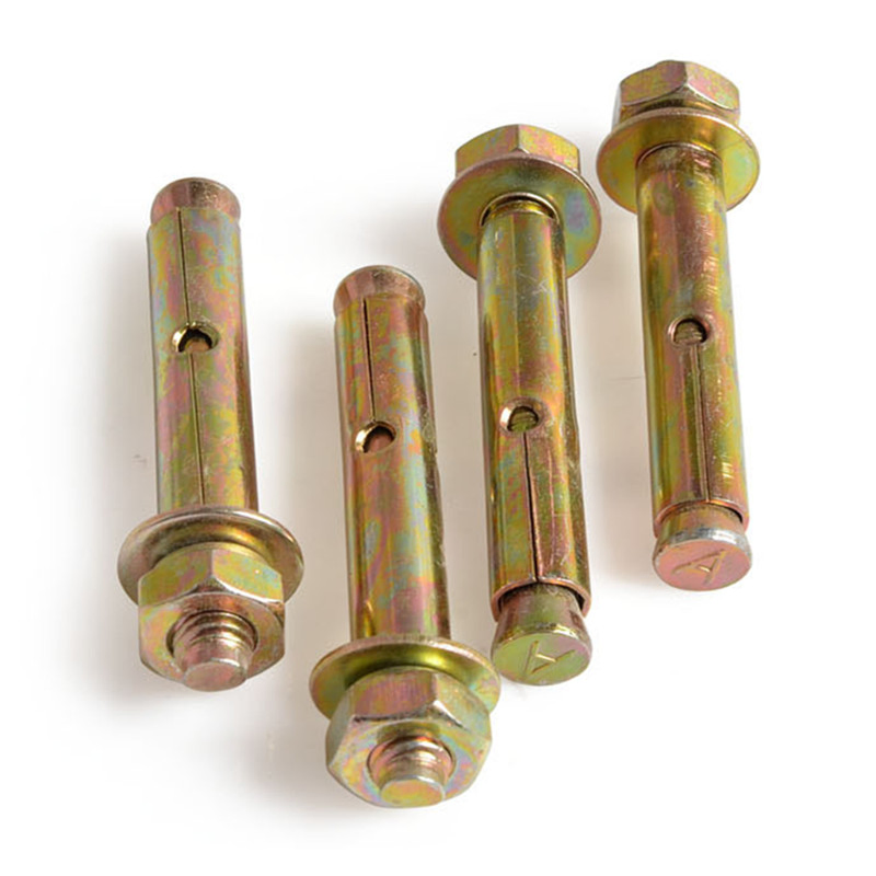 Анкерный болт с гильзой, оцинкованный желтый