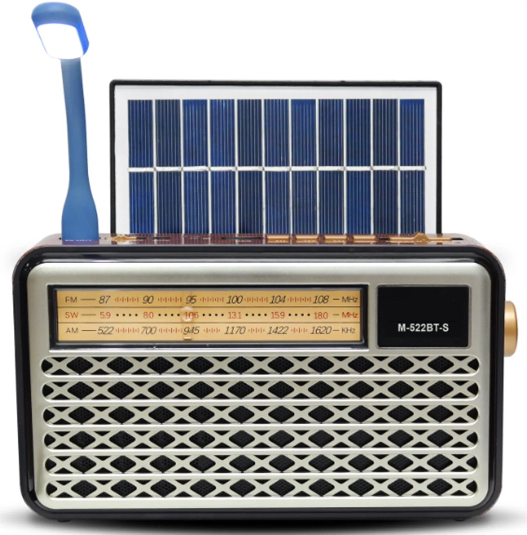 Портативное радио с солнечной панелью и Bluetooth