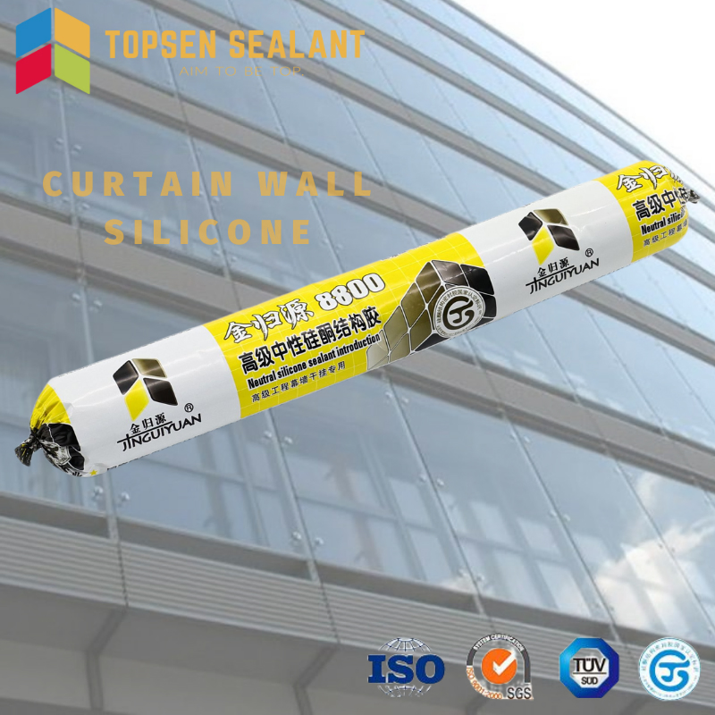 Factory Direct 100% Silicone Weatherproof Structural Glazing Sealant for Curtain Wall