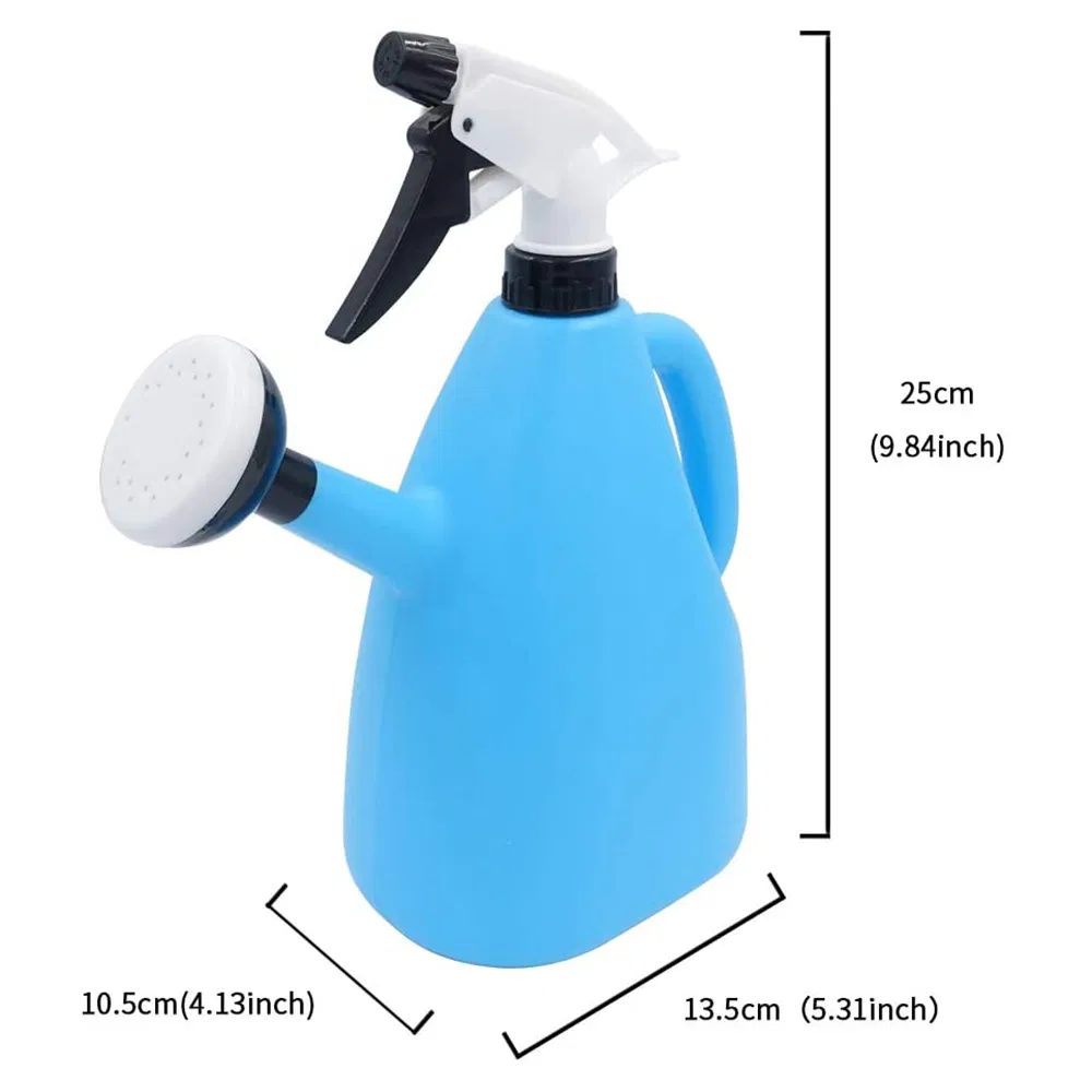 Best Seller Mini 1.2L Multifunctional Watering Can with Spray Head Plastic Pressure Watering Pot/Kettle for Houseplants