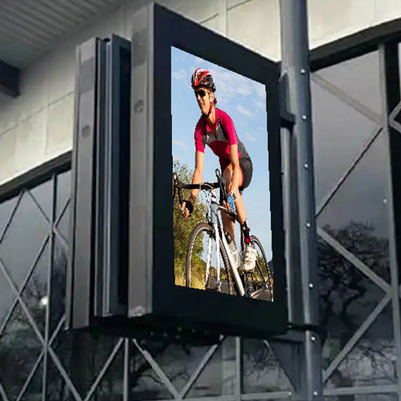 Street Outdoor Pole LED Display for Advertising Screen