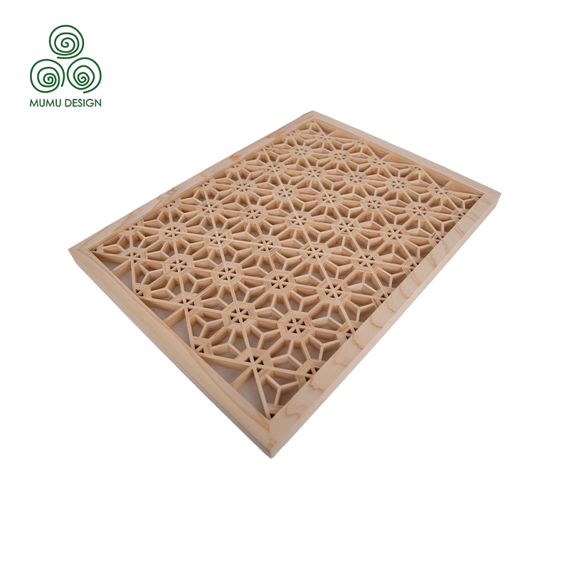 Sophisticated Details Kumiko Japanese Wooden Divider Screen