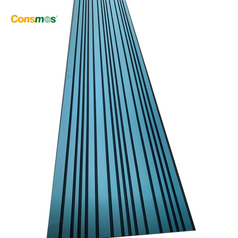600X2400mm MDF Slat Acoustic Panels with Natural Wanut Oak Wood Veneer Finish for Home Decoration