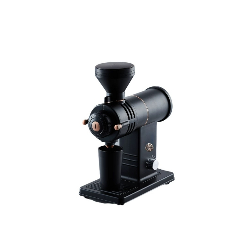 Commercial 78mm Electric Burr Coffee Grinder Home Use Shark Tooth 100g Aluminum Hopper Espresso Coffee Mill Grinding Machine