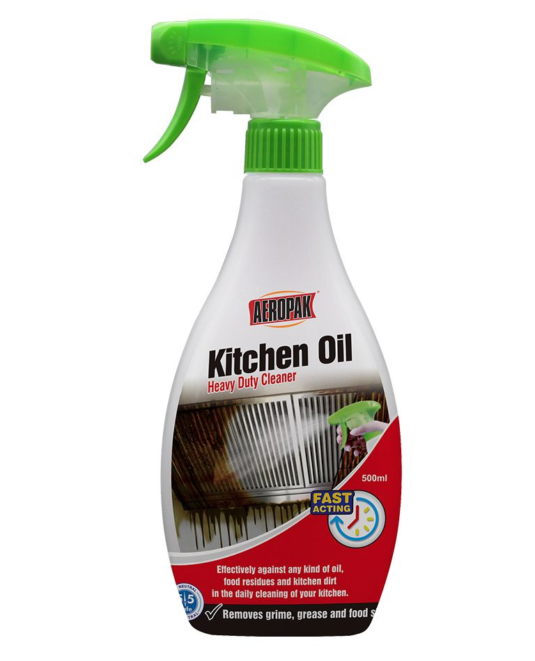 White 500ml Disposable Kitchen Degreaser Oil Stain Cleaner Detergent Liquid in Spray Shape Grease Remover Agent in Stock