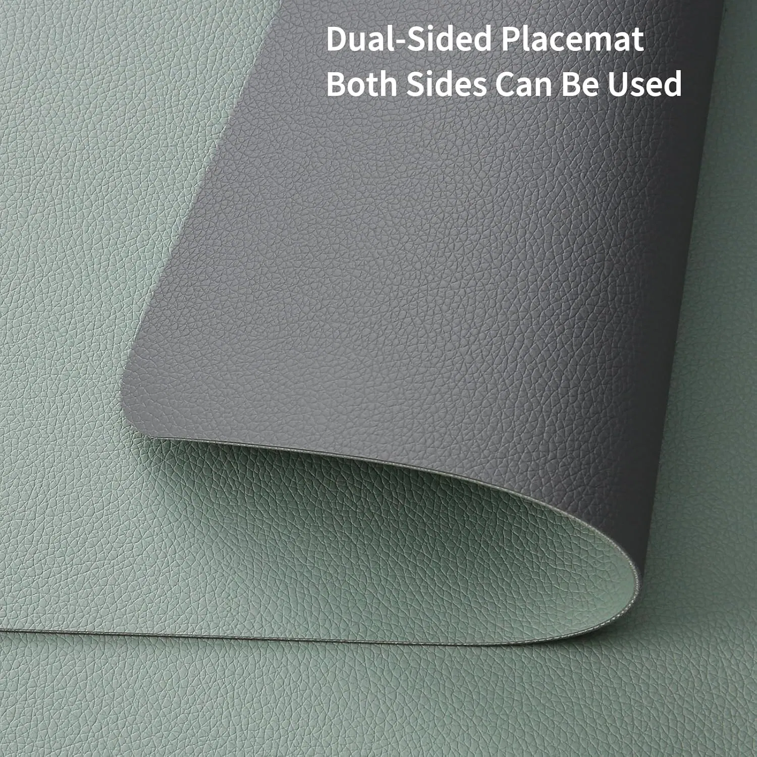 Environmentally Friendly Non-Slip Leather Reversible Polyvinyl Chloride Place Mats
