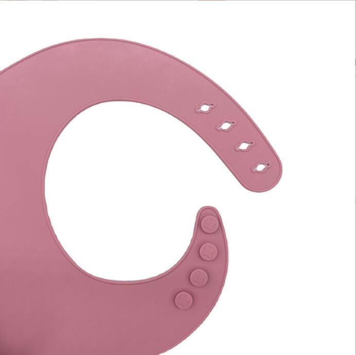 Factory Direct Sales Silicone Baby Bib Waterproof Saliva Towel Pocket