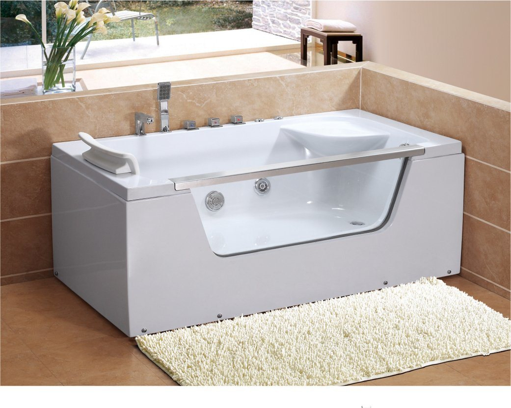 Гидромассажная ванна Bubble Bath с джакузи и подсветкой