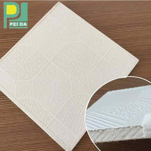 PVC Laminate Gypsum Ceiling Tile Material 600*600