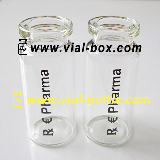 8ml Clear Glass Injection Vial Bottles, Short 10ml Vials